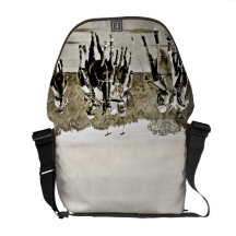 Galope de los caballos del polo bolsa messenger