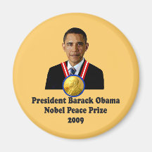 Ganador del premio 2009 de presidente Obama Nobel  Imán Para Frigorifico