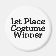 Ganador del traje imán de frigorífico