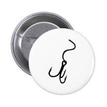 Gancho de pesca pin
