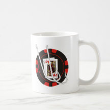 Ganchos de pescados tazas de café