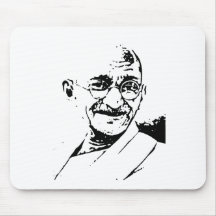 Gandhi Alfombrillas De Ratón