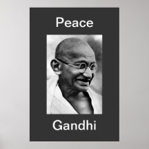 GANDHI DE LA PAZ POSTERS
