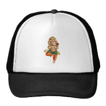 Ganesha en una actitud de la yoga gorras de camionero
