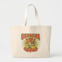 Ganesha hindú bolsas lienzo
