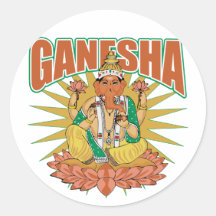 Ganesha hindú pegatinas  