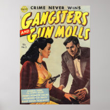Gángsteres y Molls de arma Impresiones