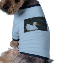 Ganso chino blanco prenda mascota