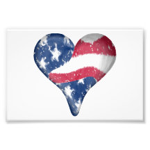 Garabato de la bandera americana arte fotográfico