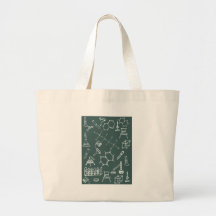 Garabatos químicos del equipo de laboratorio bolsas