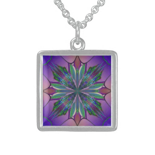 Gardenia del vitral colgante personalizado