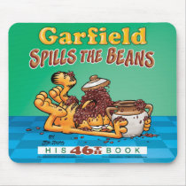 Garfield derrama las habas Mousepad alfombrillas de raton 
