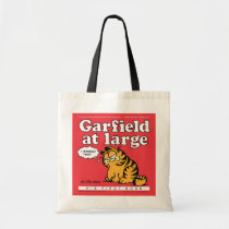 Garfield en la bolsa de asas grande bolsas