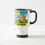 Garfield Logobox me molesta taza del viaje