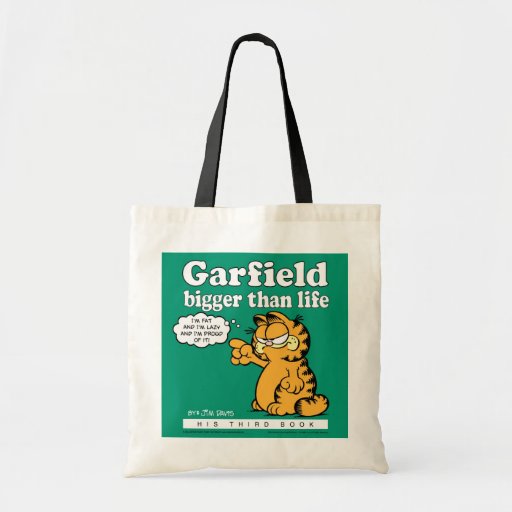 Garfield más grande que la bolsa de asas de la vid