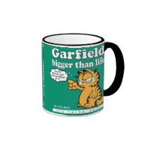 Garfield más grande que la taza de la vida tazas