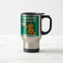 Garfield más grande que la taza del viaje de la vi