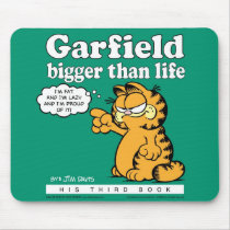 Garfield más grande que la vida Mousepad alfombrillas de raton 