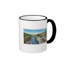 Garganta del río de Genesee, puente de Park Avenue Taza