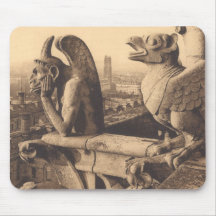 Gargoyle de Notre Dame Tapetes De Ratón