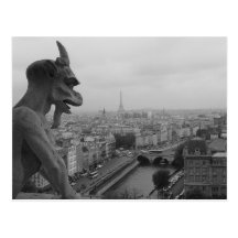Gargoyle de Notre Dame Tarjetas Postales