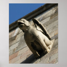 Gargoyle del siglo XIII con alas Impresiones
