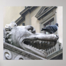 Gargoyle medieval impresiones