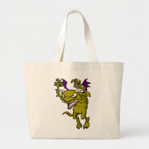 Gargoyle verde bolsa