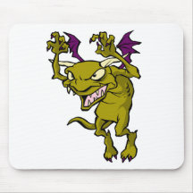 Gargoyle verde tapete de raton
