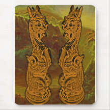 GARGOYLES DE ORO ALFOMBRILLA DE RATONES