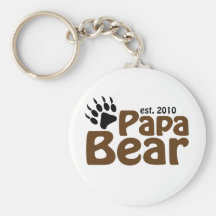 garra de oso de la papá est 2010 llavero