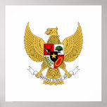 Garuda Pancasila, t arma Indonesia, Indonesia Poster