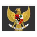 Garuda Pancasila, t arma Indonesia, Indonesia Postales