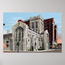 Gary Indiana primero YO iglesia y hotel de Gary Impresiones