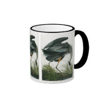 Garza de gran azul, John James Audubon Tazas