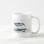 Garza de noche tazas de café