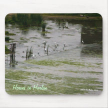 Garzas en Harlan Mousepad Tapete De Ratones