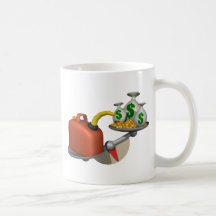 Gas contra el dinero taza