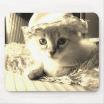 gatito adorable Mousepad Alfombrillas De Raton