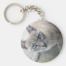 Gatito alerta llavero personalizado