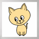 Gatito ambarino pálido lindo impresiones