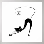 Gatito banal negro 2 impresiones