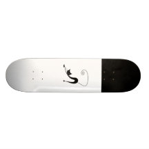 Gatito banal negro 2 patín personalizado