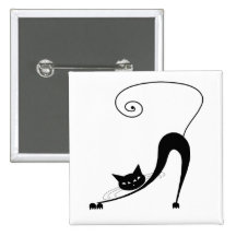 Gatito banal negro 2 pins