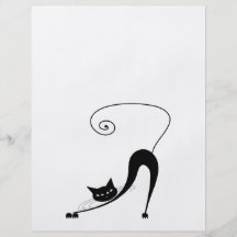 Gatito banal negro 2 tarjetón