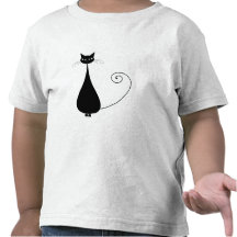 Gatito banal negro 4 camiseta