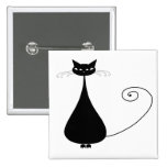 Gatito banal negro 4 pins