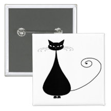 Gatito banal negro 4 pins
