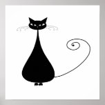 Gatito banal negro 4 posters
