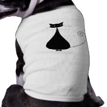 Gatito banal negro 4 ropa de perro